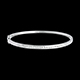 Pulsera junco pasador - oro blanco - 0.75 quilates - 25 diamantes