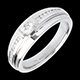 vente solitaire empire or blanc pave 33 carats