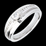 cadeaux femmes Solitaire empire or blanc pav�  - 0.33 carats