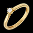 achat on line L'essentiel d'un solitaire or jaune