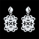 Boucles d'oreilles Dentelle fleurie 1