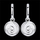 Boucles d'oreilles Nuage en cage Blanc 2