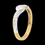 ventes on line Solitaire verseau or jaune-or blanc pav� - 0.25 carats