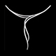 bijouteries collier elfe or blanc 18 diamants