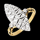 Anello Diamante Menhir - 0.32 carati - 21 diamanti