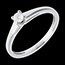 cadeaux L'essentiel d'un solitaire or blanc (MM)