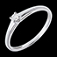 bijou or L'essentiel d'un solitaire or blanc (PM)