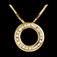 vente on line Collier pendule or jaune pav�e - 22 diamants