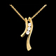 Collier Trilogie Silhouette - 3 Diamanten