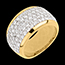 ventes Bague Diorama or jaune