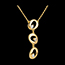 ventes on line Collier pampilles or jaune - 3 diamants