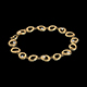 Pulsera gotas oro amarillo y diamantes - 8 diamantes