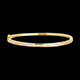 Pulsera junco pasador 25 diamantes - 0.75 quilates - 25 diamantes