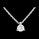 ventes collier solitaire or blanc gm 026 carats
