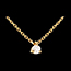 achat on line Collier solitaire or jaune (PM)