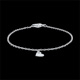 Bracelet Mon petit coeur argent et diamant