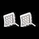mariage boucles oreilles empreinte puces or blanc pavees 2