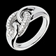 cadeau femmes bague lien infini