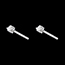ventes on line boucles d'oreilles puces diamant or blanc Joya