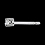 ventes on line boucles d'oreilles puces diamant or blanc Joya