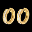 achat Cr�oles or jaune diamants - serti rail (MM+) - 0.33 carats - 22 diamants
