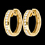 achat Cr�oles or jaune diamants - serti rail (GM) - 0.43 carats - 24 diamants