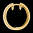 acheter Cr�oles or jaune diamants - serti rail (GM) - 0.43 carats - 24 diamants