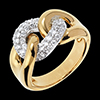 ventes Bague Lien Infini or jaune