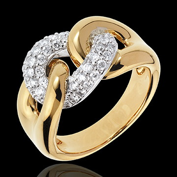 mariage Bague Lien Infini or jaune