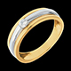Solitario eclipse oro amarillo-oro blanco 