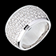 mariage bague diorama or blanc pavee gm 05 carats 79 diama