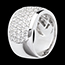 cadeau Bague Diorama or blanc pav�e (GM)  - 2.05 carats - 79 diamants