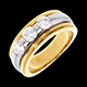 bijou trilogie eclipse or jaune or blanc tgm 104 carats