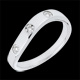 Bague Trilogie Etoiles argent et diamant