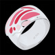 Bague Plumage rose 2