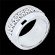 Bague Caviar blanc