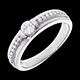 acheter on line solitaire empire or blanc pave 034 carats 17 diama