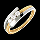 vente en ligne trilogie bipolaire or jaune or blanc mm 028 carat