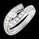 achat solitaire prunelle or blanc 063 carats 19 diamants