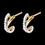 cadeaux femme Boucles d'oreilles trilogie cerceau - 6 diamants