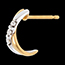 joaillerie Boucles d'oreilles trilogie cerceau - 6 diamants