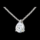bijou or collier larme diamant or blanc 25 carats