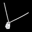 ventes on line Collier Larme diamant - or blanc  - 1.25 carats