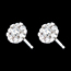 acheter Boucle d'oreilles Rosace diamants - or blanc - 1.2 carats - 14 diamants