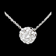 vente on line collier rosace diamants or blanc carats diamants