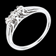 bijou or trilogie altesse or blanc 35 carats diamants