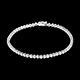 Pulsera �baco diamantes - oro blanco  - 1.15 quilates - 60 diamantes