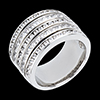 ventes en ligne Bague Vertigo or blanc pav�e  - 2.42 carats - 81 diamants