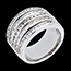 acheter on line Bague Vertigo or blanc pav�e  - 2.42 carats - 81 diamants