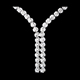 Collar uni�n diamantes - 2.4 quilates - 76 diamantes